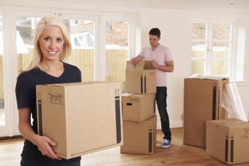 Removal team planning a move in Shepherdsbush near local flats