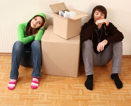 Furniture protection and transport during a West London removal