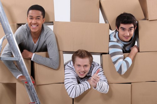 Careful packing and loading during a local West London relocation