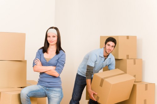 Careful handling of household items during a Shepherdsbush move