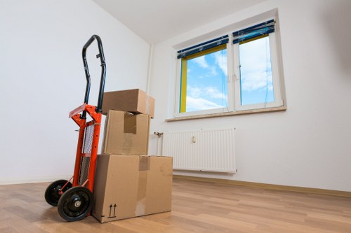 Careful handling of household belongings during a local move