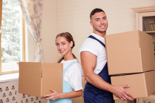 Local removals van supporting a Shepherdsbush business relocation