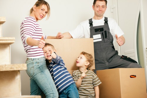 Local removals team preparing for a move in Shepherdsbush
